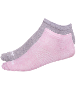Носки низкие SW-205, розовый меланж/светло-серый меланж, 2 пары 35-38 STARFIT УТ-00014180