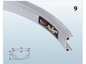 Обод S25А одинар. 20x1.75-2.125 серебр. 36H ТАЙВАНЬСКИЕ ПРОИЗВОДИТЕЛИ ZTB18216
