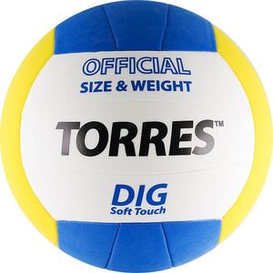 Мяч волейбольный любительский TORRES Dig V20145
