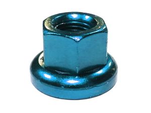 Гайка M-FXS для оси Fix Gear, закалённая сталь, M9X1.0, L:14,6мм, синяя MR.CONTROL ZTB16003