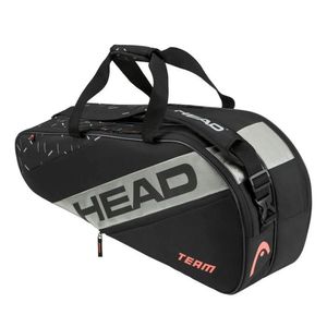 Сумка-чехол HEAD Team Racquet Bag M, 262224-BKCC, с карманом, на 6 тен.ракеток, черный 75x31x19,5см