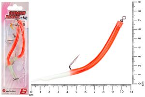 Оснастка HIGASHI Gummi Makk rig SB2 #01 Red #6-0