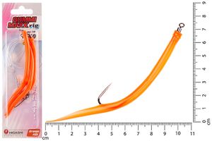Оснастка HIGASHI Gummi Makk rig SB3 #05 Orange #6-0