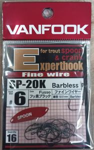 Крючки VANFOOK SP-20K fusso black #6