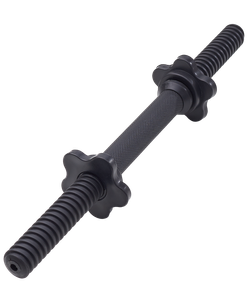 Гриф гантельный BB-106 d=25 мм, пластиковый, с пластиковыми замками, 40 см BASEFIT УТ-00019708