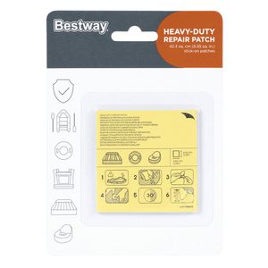 Ремкомплект Bestway  повышенной плотности 62068 (10шт 6,5х6,5см) Bestway 343819