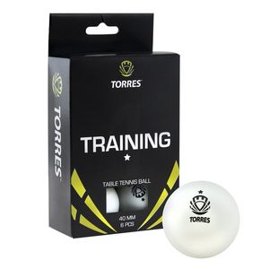 Мяч для настольного тенниса TORRES Training 1* TT0016