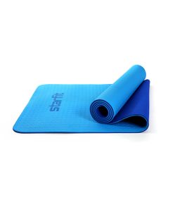 Коврик для йоги и фитнеса Core FM-201 173x61, TPE, синий/темно-синий, 0,6 см Starfit УТ-00018914