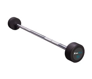 Набор фиксированных обрезиненных штанг INEX GRB-N 10-55 кг, 10 штук, черный INEX FM\GRB-N-10-55KG\BK-10-00