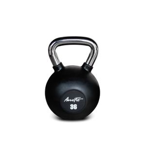 AeroFit AFBK36 гиря 36 кг обрезиненная с хромированной рукояткой