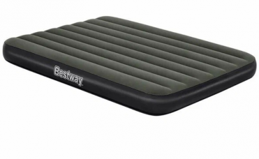 Матрас надувной Bestway 1 мест. флок 6713L Tritech Air серый 188х99х25см Bestway 370431