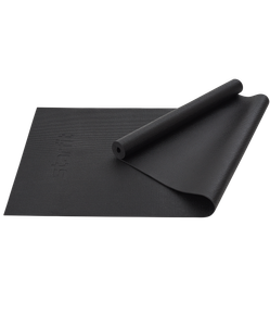 Коврик для йоги и фитнеса FM-101, PVC, 183x61x0,3 см, черный Starfit ЦБ-00001684
