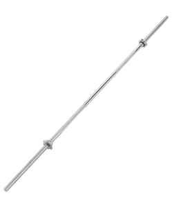 Гриф для штанги STARFIT BB-103 прямой, d=25 мм, металлический, с металлическими замками, 180 см