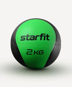 Медбол высокой плотности GB-702, 2 кг, зеленый Starfit УТ-00018935