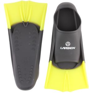 Ласты укороченные силиконовые Larsen 6975 черн/жел Larsen 354509