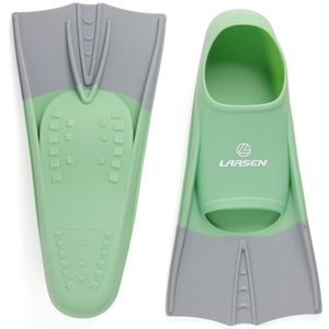 6975 NEW Ласты укороченные силиконовые Larsen Mint/Graphite Larsen 371082