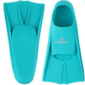 Ласты укороченные силиконовые Larsen 6975 бирюзовый Larsen 370248