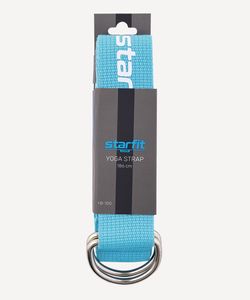 Ремень для йоги YB-100 183 см, хлопок, синий пастель Starfit УТ-00019277