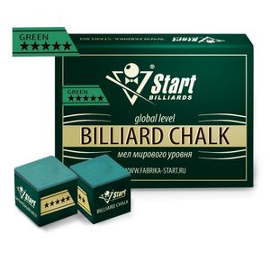 Мел Startbilliards 5 звезд зеленый (12шт) SB2019_6