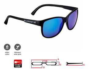 Очки SWISSEYE Cleanocean 1 black matt - smoke BW Revo SWISSEYE FSW31601