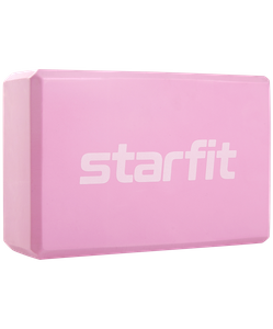 Блок для йоги Core YB-200 EVA, розовый пастель Starfit УТ-00018924