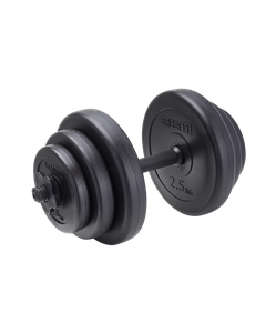 Гантель разборная пластиковая в коробке BASEFIT DB-717, 9 кг