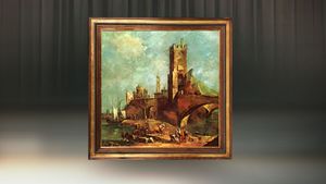 Рама Тоскана 1450х1450 (Ностальжи/Голд) РМ.Тос_1450#Ностальжи/Голд