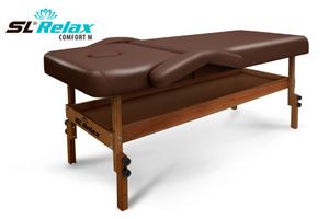 Массажный стол Relax Comfort-М коричневая кожа (№4) SLRM-10#№4