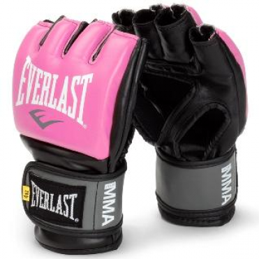 Перчатки тренировочные Everlast Pro Style Grappling SM розовый 7778PSMU