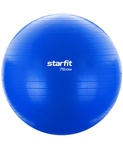 Фитбол STARFIT Core GB-104 антивзрыв, 1200 гр, темно-синий, 75 см Starfit УТ-00018968