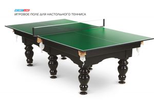 Игровое поле для настольного тенниса для бильярдного стола green 170124-1
