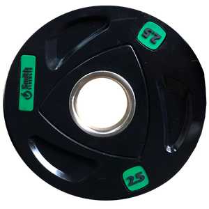 Диск для штанги Smith WP085-2,5 c 3-м хватом, обрезиненный, 2,5кг SMITH WP085-2,5