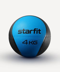 Медбол высокой плотности GB-702, 4 кг, синий Starfit УТ-00018937