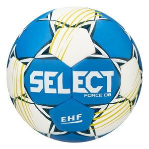 Мяч ганд. SELECT HB FORCE DB V25, 1622858205, Senior (р.3), EHF Appr,ПУ, гибр.сш., сине-белый 3 SELECT 1622858205