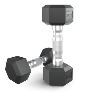 Гантель гексагональная UNIX Fit обрезиненная 2,5 кг, 2 шт. UNIX Fit™ DBHEX2_5x2