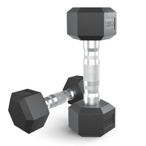 Гантель гексагональная UNIX Fit обрезиненная 2,5 кг, 2 шт. UNIX Fit™ DBHEX2_5x2