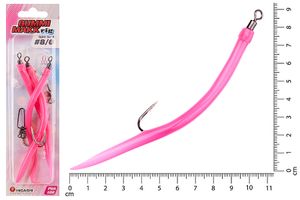 Оснастка HIGASHI Gummi Makk rig SB3 #06 Pink #8-0