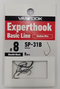 Крючки VANFOOK SP-31B stealth black #8