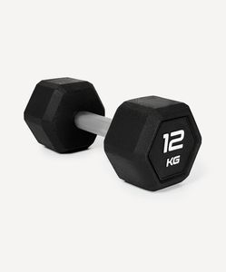 Гантель гексагональная DB-301PRO 12 кг, обрезиненная, черный Starfit ЦБ-00003803