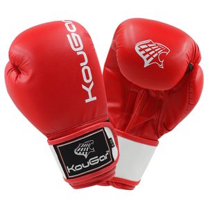 Перчатки боксерские KouGar KO200-10, 10oz, красный KOUGAR