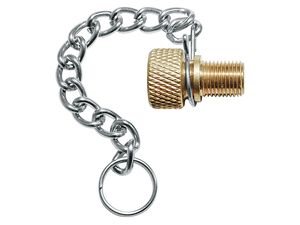 Адаптер ниппеля резьбовой с прокладкой для классической головки с фиксатором, SCHRADER -> PRESTA/DUN SKS NSK11376