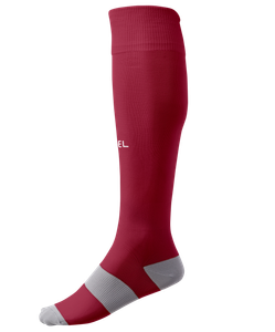 Гетры футбольные CAMP BASIC SOCKS, гранатовый/серый/белый Jögel УТ-00021432