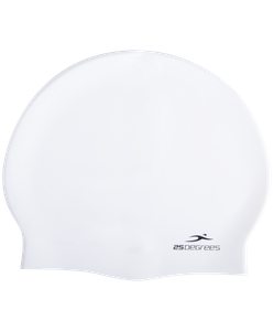 Шапочка для плавания Nuance White, силикон 25Degrees УТ-00019520