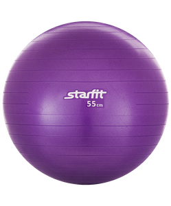 Мяч гимнастический STAR FIT GB-101 55 см фиолетовый (антивзрыв) УТ-00008853