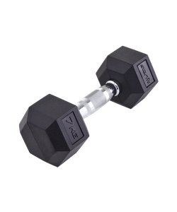 Гантель гексагональная DB-301 7 кг, обрезиненная, черный Starfit УТ-00019788