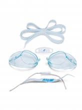 Очки для плавания Atemi Classic Racing,силикон , Цвет:голубой, CCR1BE 00-00009937