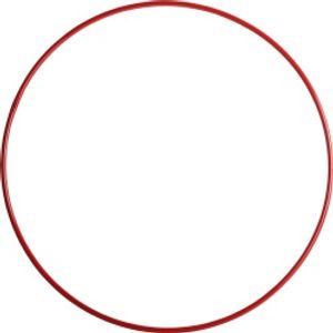 Обруч алюминиевый 900 мм. 360 гр. окраш. красный no name 360870