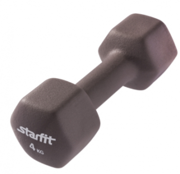 Гантель неопреновая STAR FIT DB-201 4 кг (1 шт.) УТ-00009073