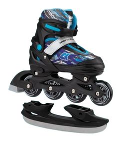 Раздвижные роликовые коньки Fntm Blue (со сменными лезвиями) (XS (25-28)) Alpha Caprice CK