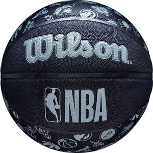 Мяч баск. WILSON NBA All Team, WTB1300XBNBA р.6, PU, бутил. камера, черный 6 WILSON WTB1300XBNBA
